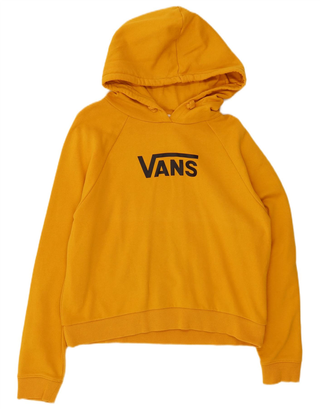 VANS Jersey con capucha y estampado holgado para mujer UK 40 Algodón amarillo medio