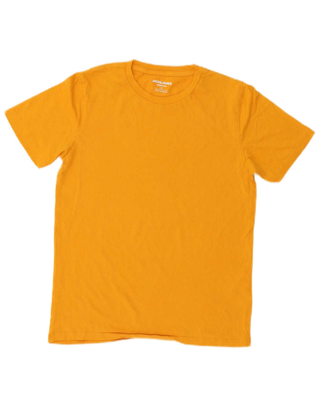 Jack & Jones Hombre Camiseta Top Small Amarillo Algodón