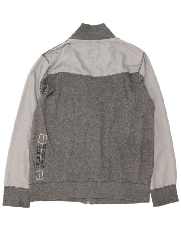 Jack & Jones Hombre Gráfico Chándal Top Chaqueta XL Gris Colorblock Algodón