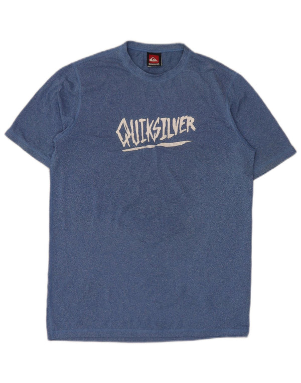 QUIKSILVER Camiseta gráfica para niño 13-14 años Nylon moteado azul