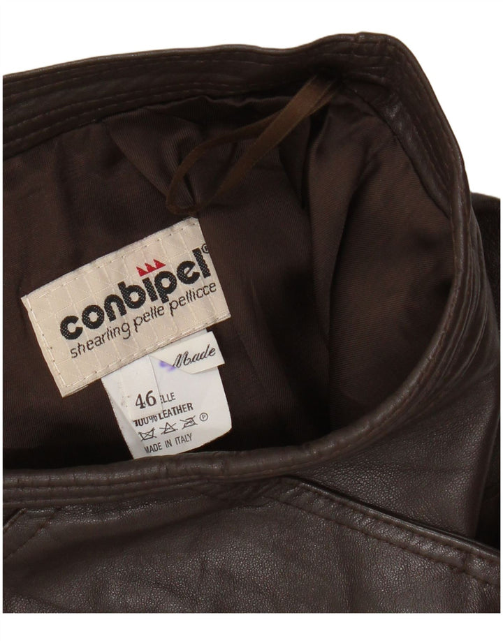 Falda de cuero para mujer Conbipel IT 46 Large W30 Cuero marrón