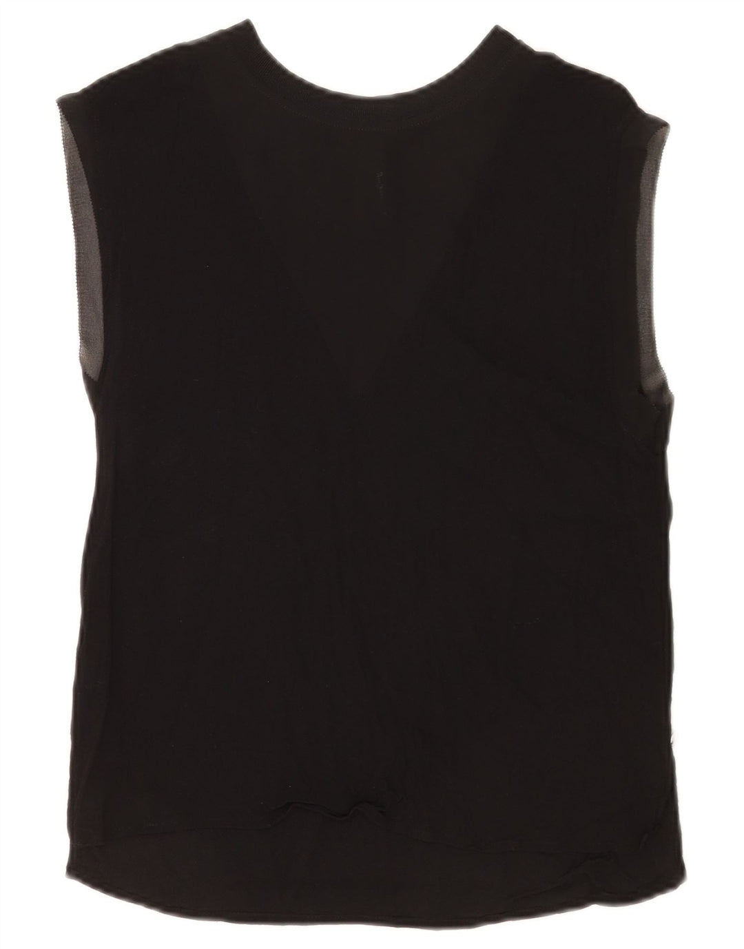 PEPE Jeans Camiseta sin mangas para mujer UK 10 Small Black Viscosa