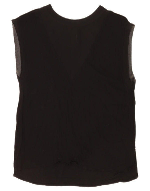 PEPE Jeans Camiseta sin mangas para mujer UK 10 Small Black Viscosa