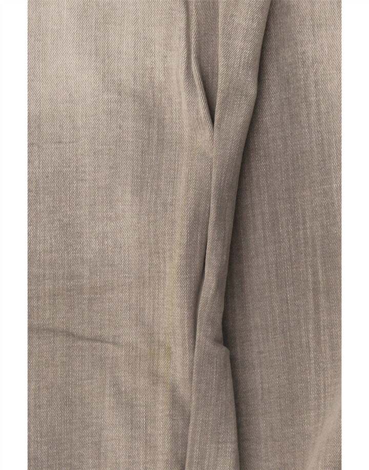 Vaqueros Rectos Mujer Gas W38 L34 Algodón Gris