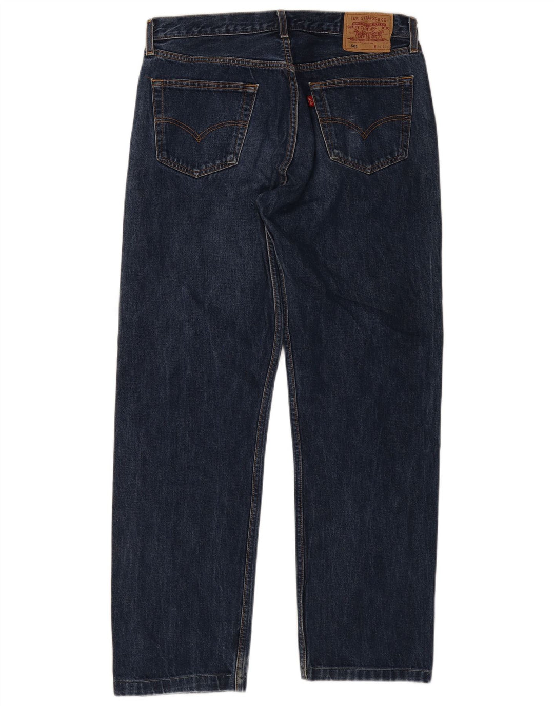 Levi's Hombre 501 Vaqueros Rectos W36 L32 Algodón Azul