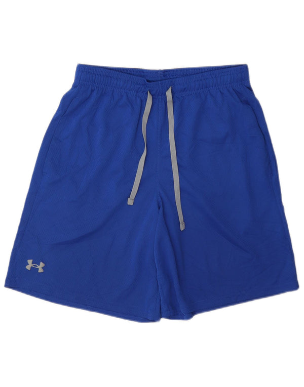Under Armour Pantalones cortos deportivos para hombre Poliéster azul medio