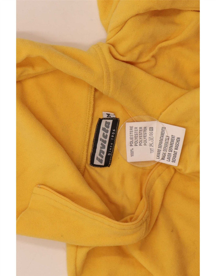 Jersey de forro polar con cuello y cremallera para mujer Invicta UK 12 Poliéster amarillo medio