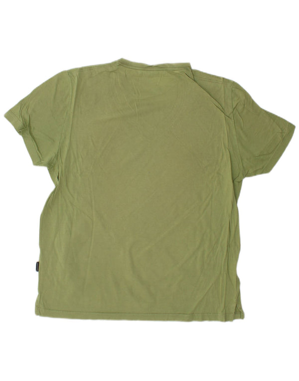 AQUASCUTUM Camiseta Mujer Top UK 40 Algodón Verde Medio