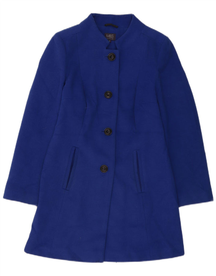 Marks & Spencer Abrigo para mujer UK 8 Pequeño Poliéster azul