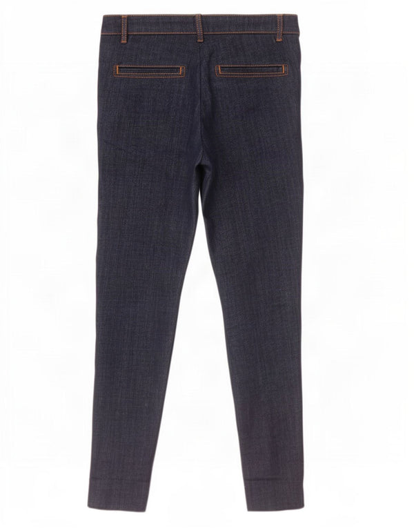 Massimo Dutti Vaqueros Pitillo Mujer EU 38 Small W28 L30 Azul Marino Algodón
