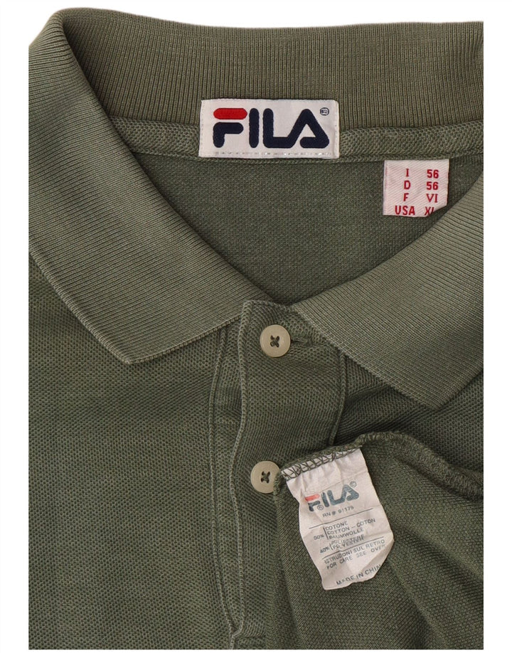 Fila Polo Hombre IT 56 XL Algodón Verde