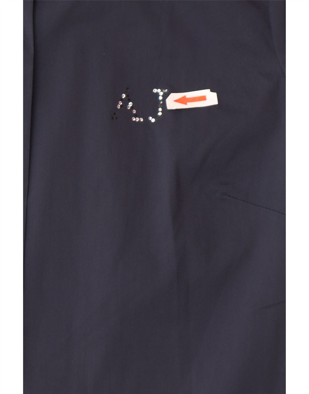 Armani Blusa camisera para mujer EU 40 Medio Azul marino Algodón