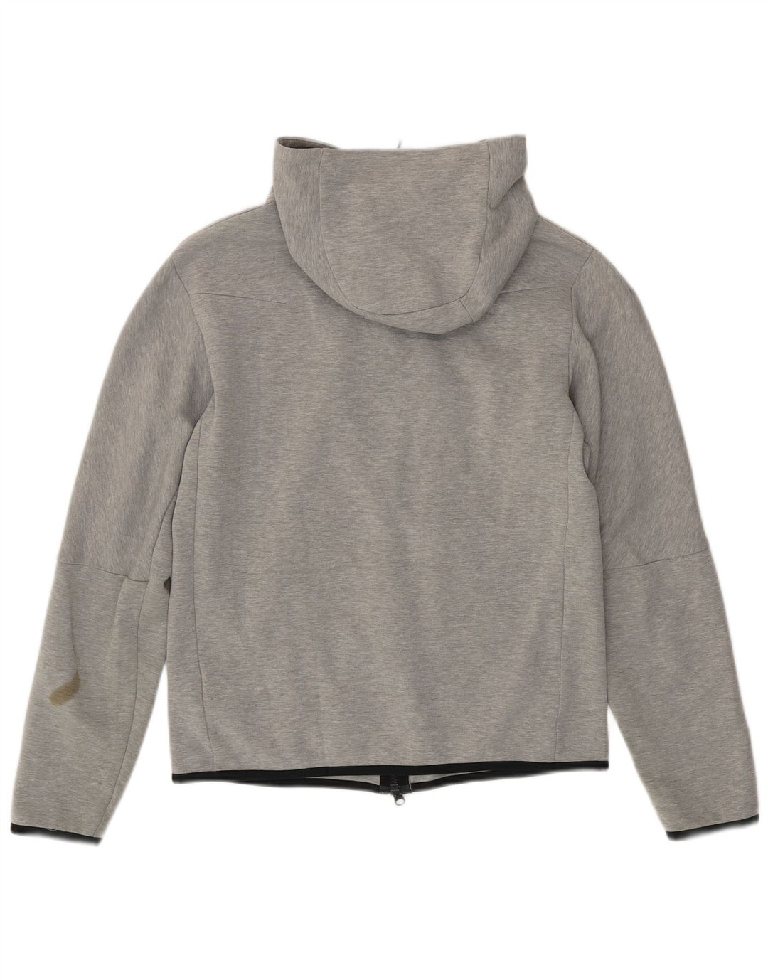 Nike - Sudadera con capucha y cremallera para hombre, talla pequeña, algodón gris