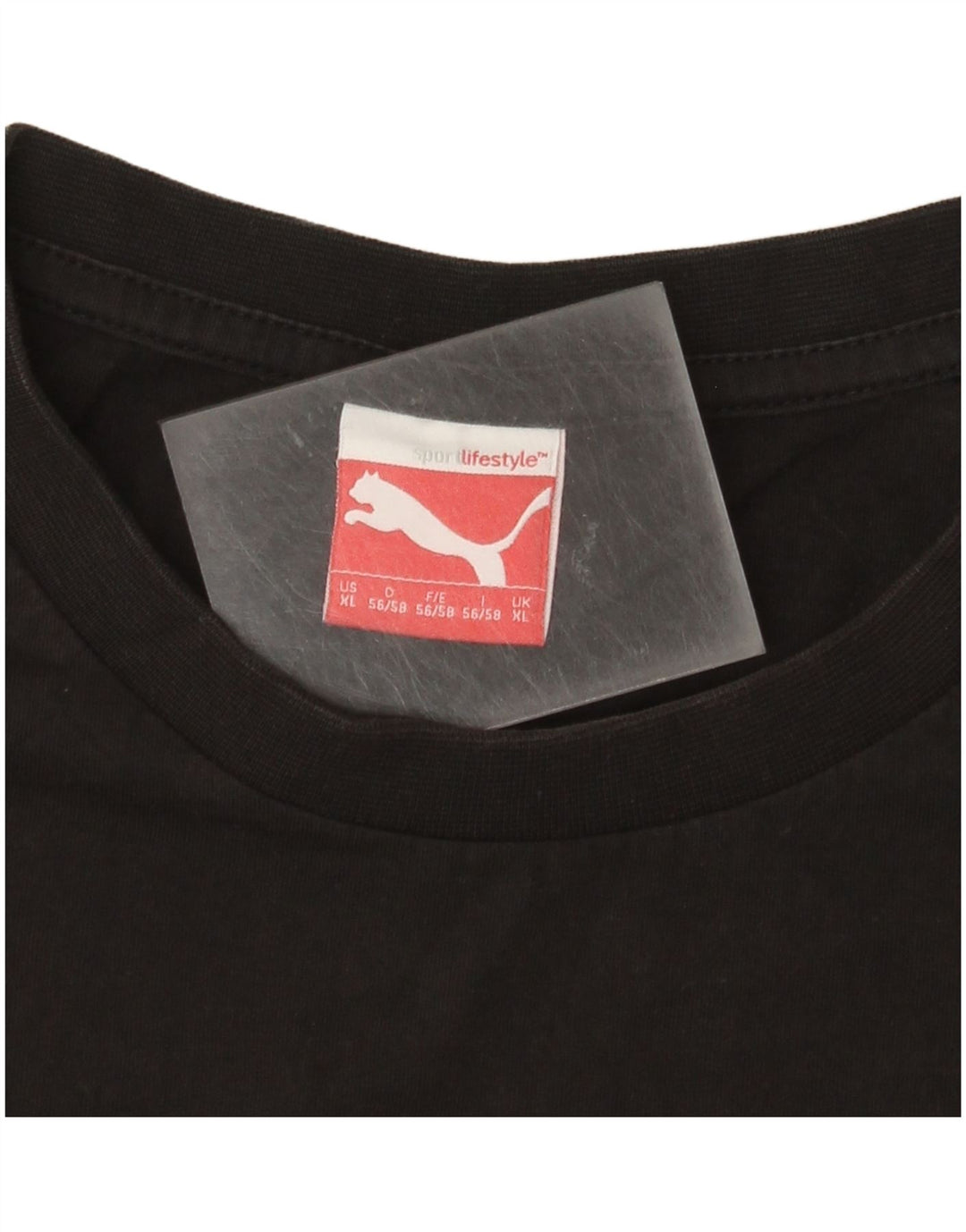 Puma Hombre Gráfico Top Manga Larga XL Negro