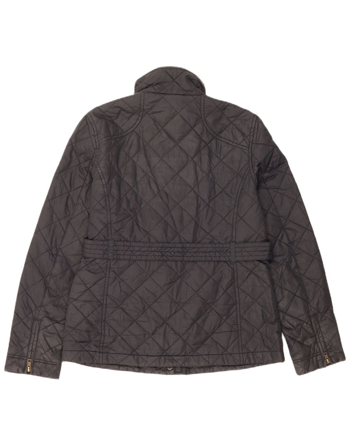 Jack Wills Chaqueta acolchada para mujer UK 44 Grande Nylon negro