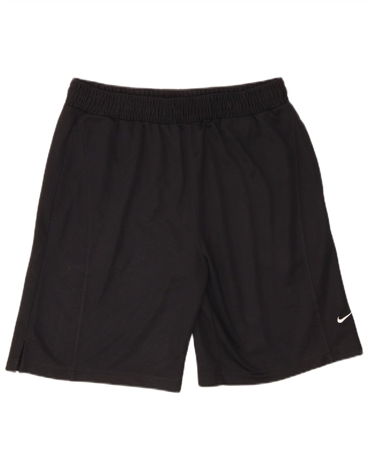 Pantalones cortos deportivos Nike Dri Fit para hombre Poliéster negro mediano