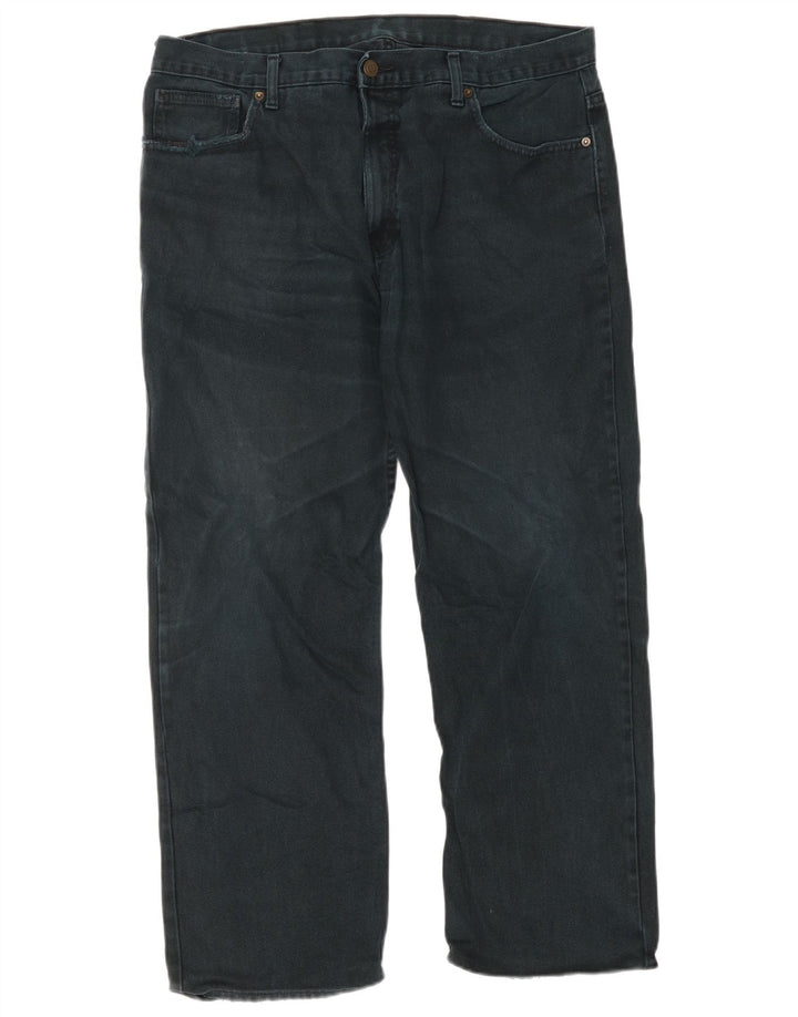 Marks & Spencer Jeans rectos para hombre W38 L29 Algodón negro