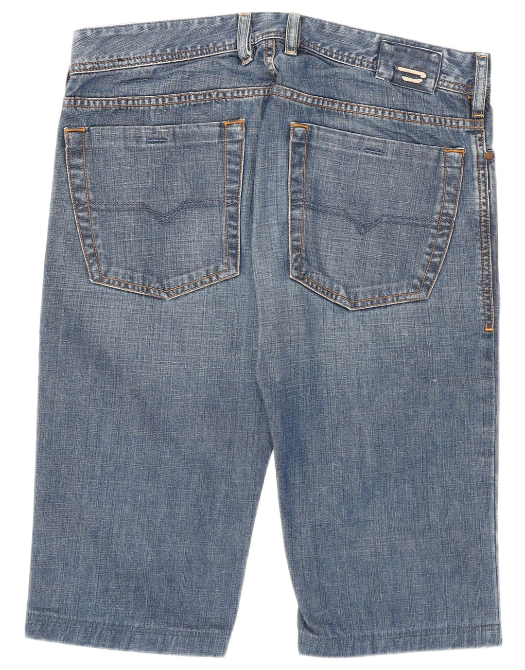 Pantalones Cortos De Mezclilla Diesel Hombre W31 Algodón Azul Medio