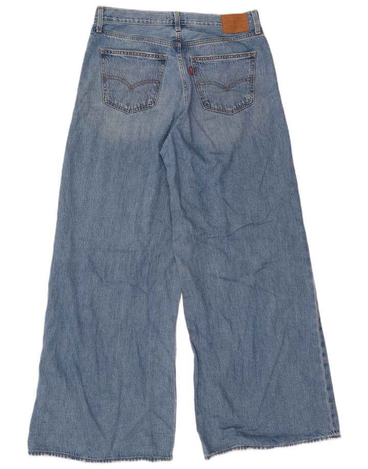 Levi's Vaqueros Anchos Para Mujer W28 L32 Algodón Azul