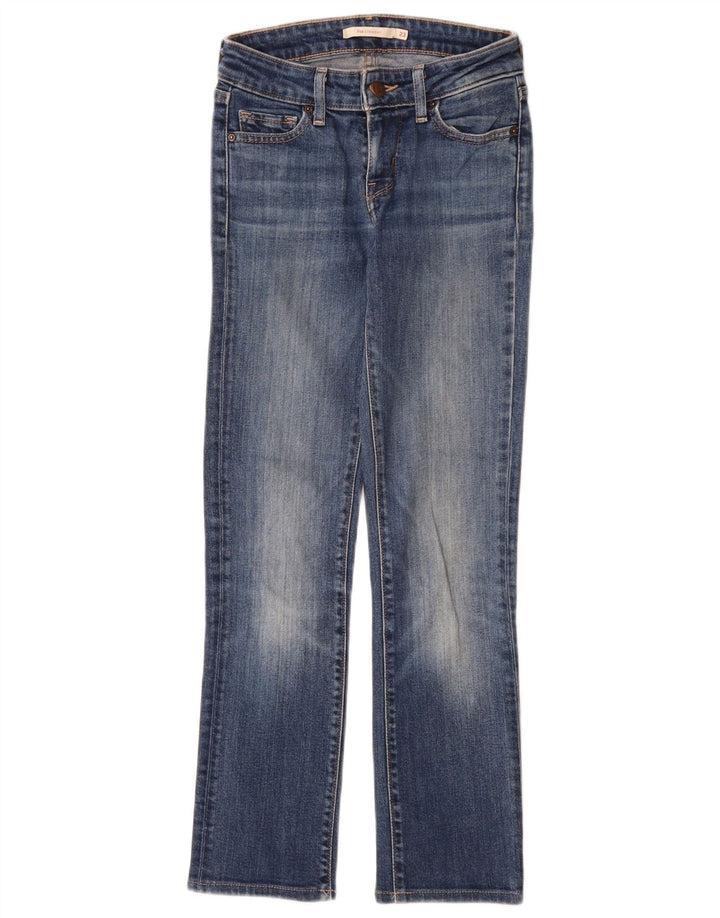 Levi's Jeans rectos 714 para mujer Talla 23 W23 L28 Algodón azul