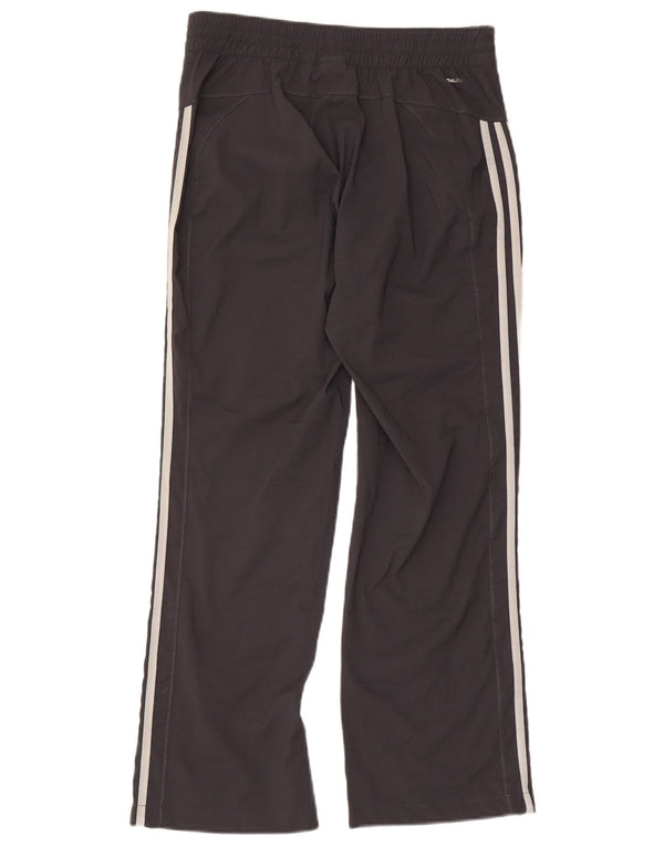 Adidas Pantalones casuales rectos Climalite para mujer UK 12 Medium W30 L29 Negro