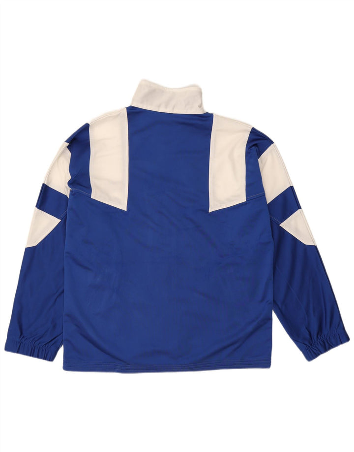 Brugi Hombre Chaqueta De Chándal Superior Poliéster Color Block Azul Medio