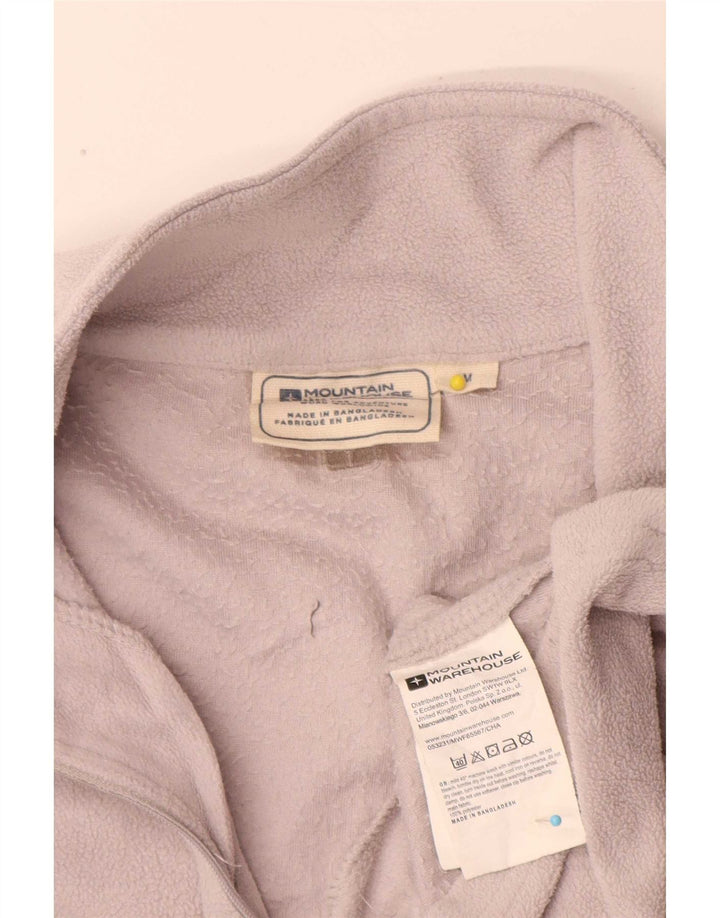 Jersey de forro polar con cremallera y cuello para hombre de Mountain Warehouse Gris medio