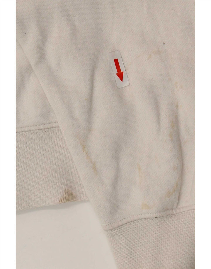 Nike Hombre Sudadera Jumper Small Blanco Algodón