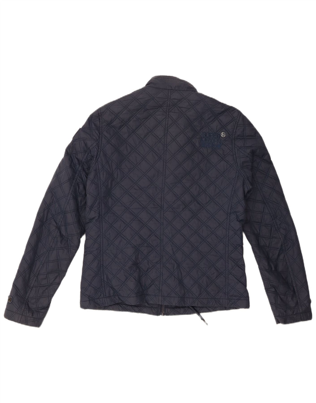 Superdry Chaqueta Acolchada Mujer UK 40 Mediano Azul Marino