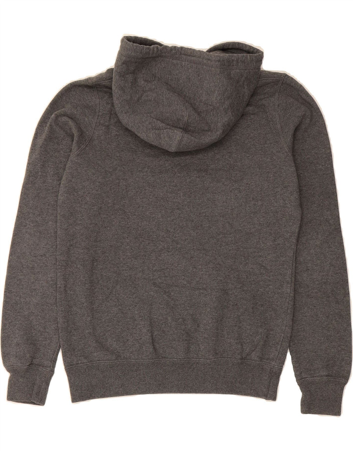 NIKE Womens Hoodie Jumper UK 14 Medium Grey Cotton Vintage Nike and Second-Hand Nike from Messina Hembry 