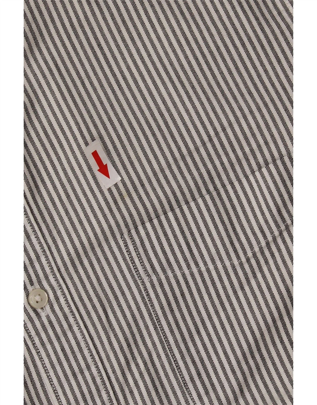 J. CREW Camisa Oxford Slim Fit para hombre de algodón a rayas gris medio