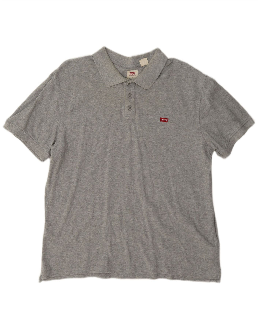 Polo Levi's para hombre de algodón gris grande