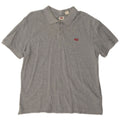 Polo Levi's para hombre de algodón gris grande