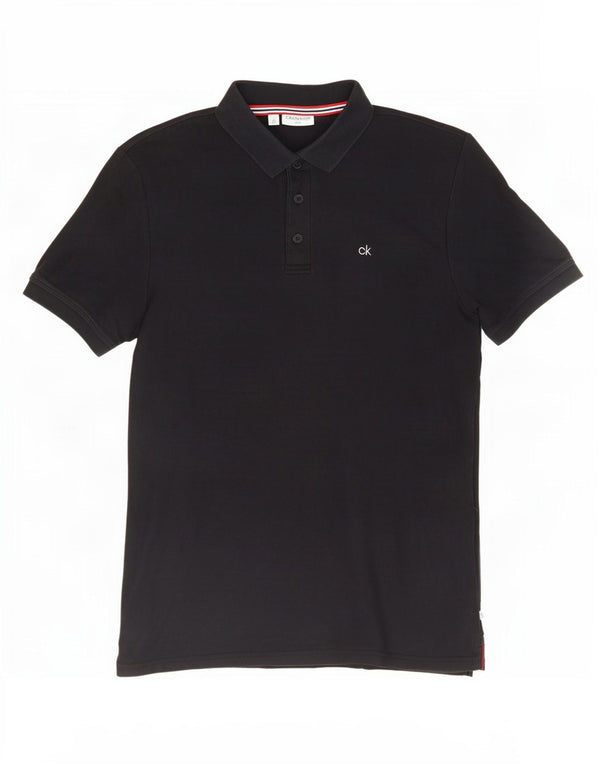 Polo Calvin Klein para hombre de algodón azul marino mediano