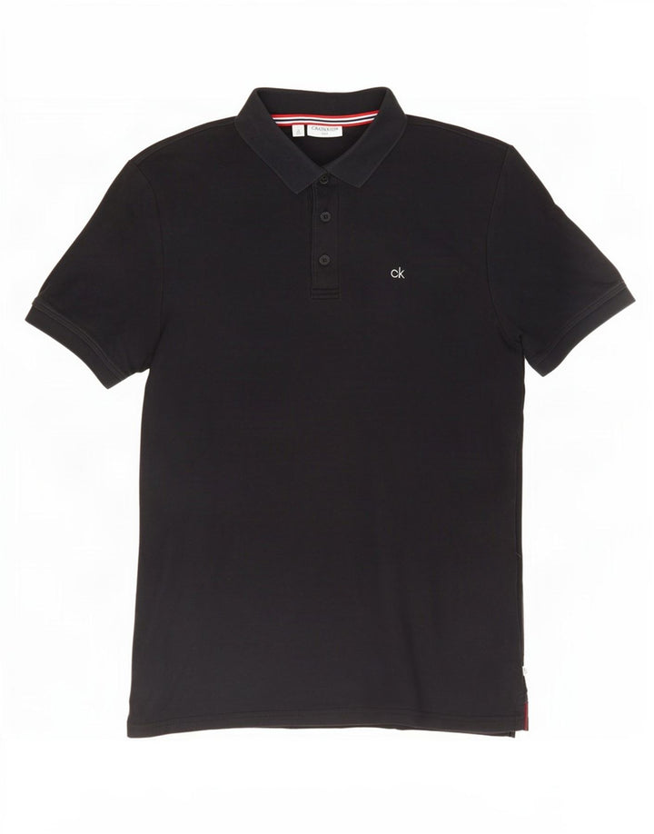 Polo Calvin Klein para hombre de algodón azul marino mediano