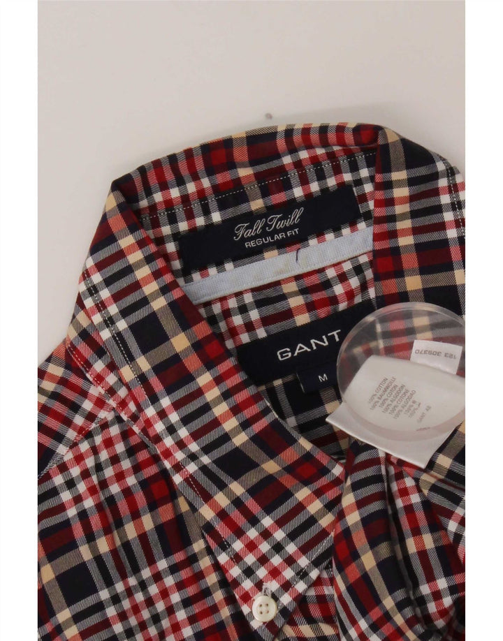 Camisa De Franela Regular Fit De Algodón Con Cuadros Multicolores Gant Hombre