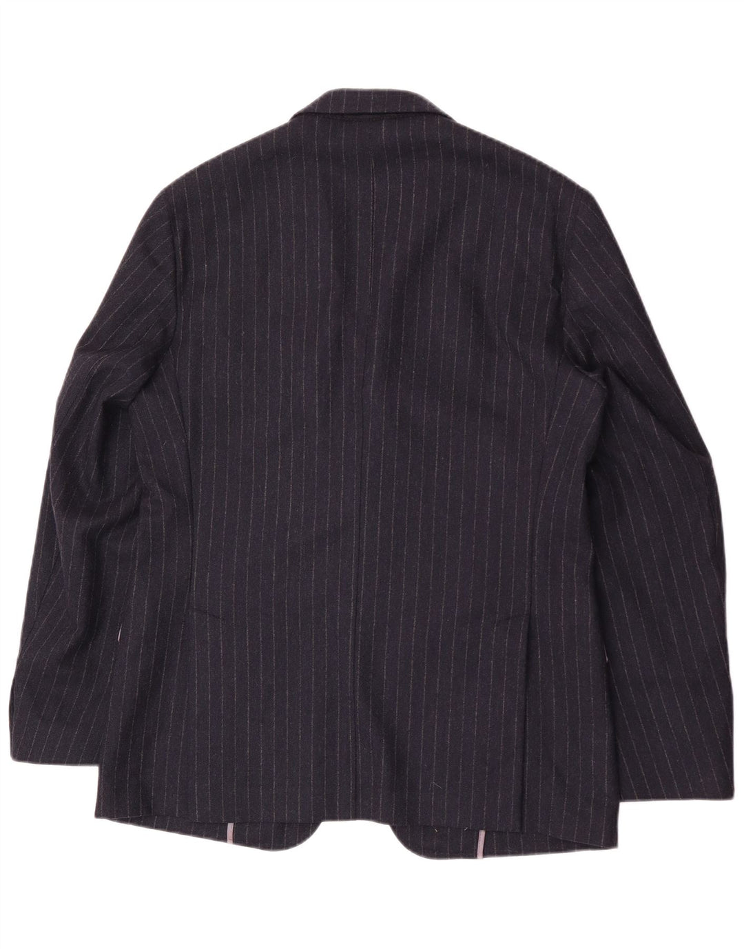 Brooksfield Chaqueta tipo blazer de 3 botones para hombre IT 50 grande azul marino a rayas