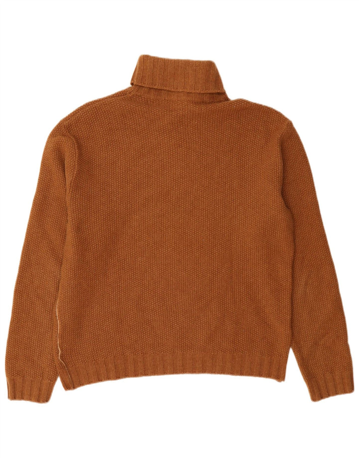 ALVIERO MARTINI Jersey con cuello vuelto para mujer IT 52 2XL Lana marrón