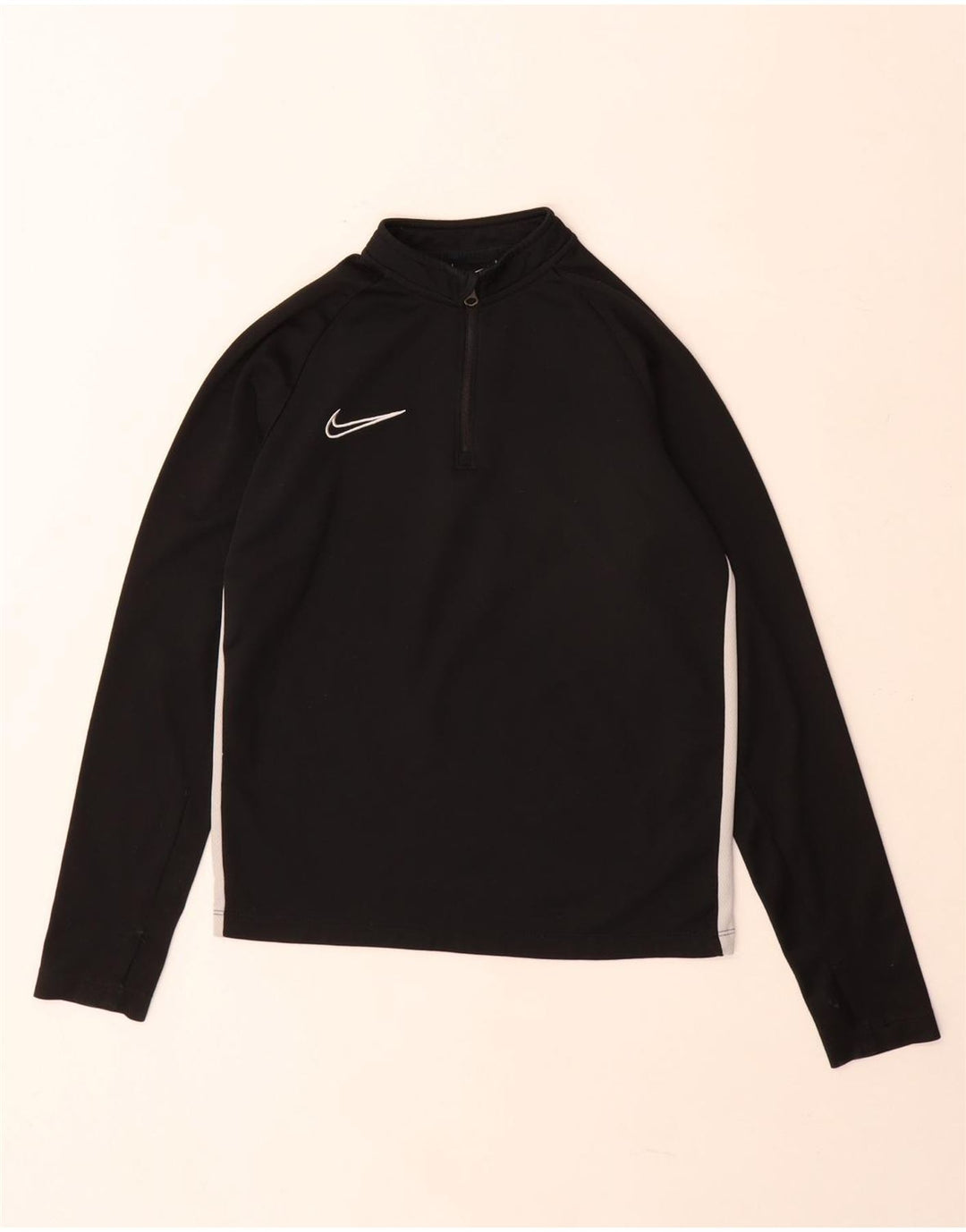Nike Boys Dri Fit Sudadera Jumper 10-11 años Mediano Negro Colorblock