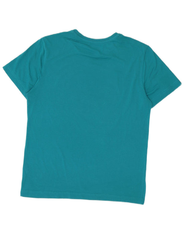 Lotto Hombre Life's Graphic Camiseta Top Algodón Turquesa Medio