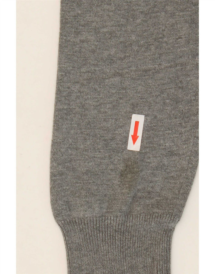 Puma Suéter De Cuello Redondo Para Hombre Gris Medio A Rayas