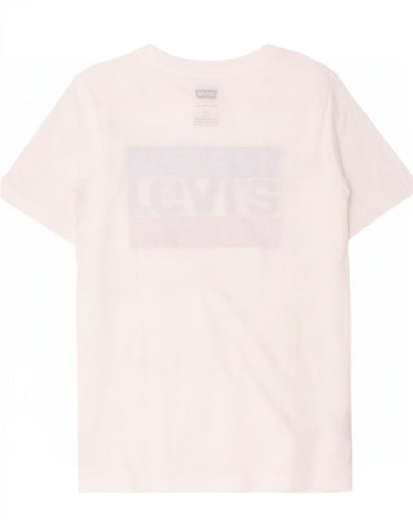 Levi's Camiseta gráfica para niño Top 15-16 años Blanco Algodón