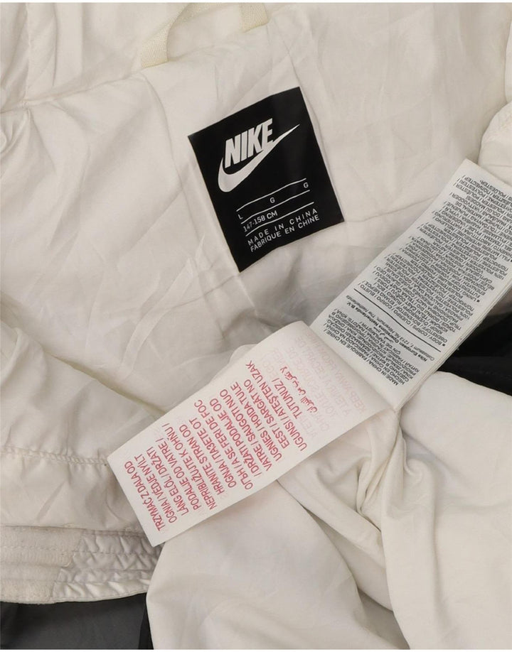 Nike Chaqueta acolchada con capucha para niños de 12 a 13 años, talla grande, multicolor