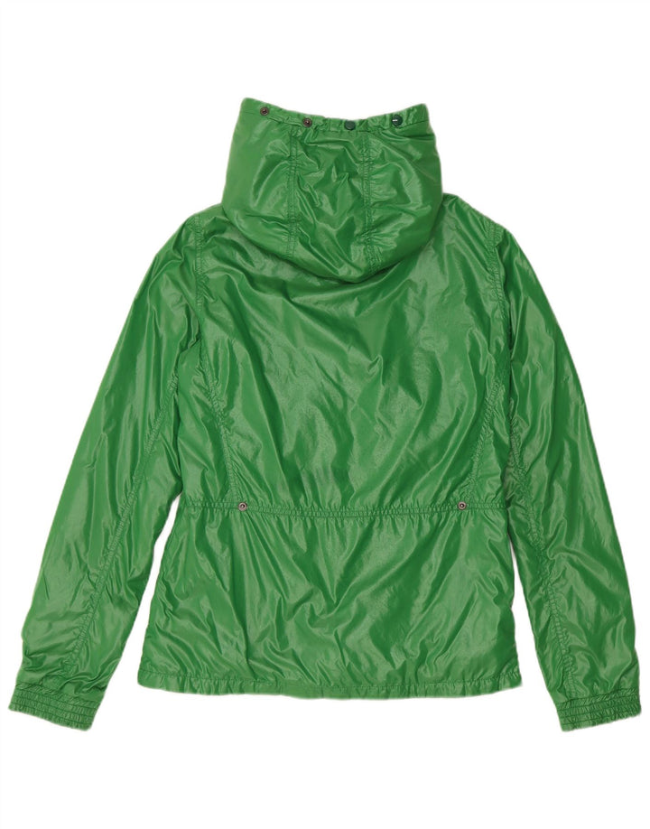 Chaqueta Acolchada Mujer Quiltica Con Capucha IT 42 Poliamida Verde Mediano