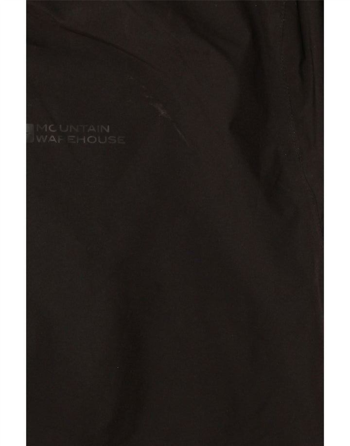 Chubasquero con capucha para mujer Mountain Warehouse ES 38 6XL Poliéster negro