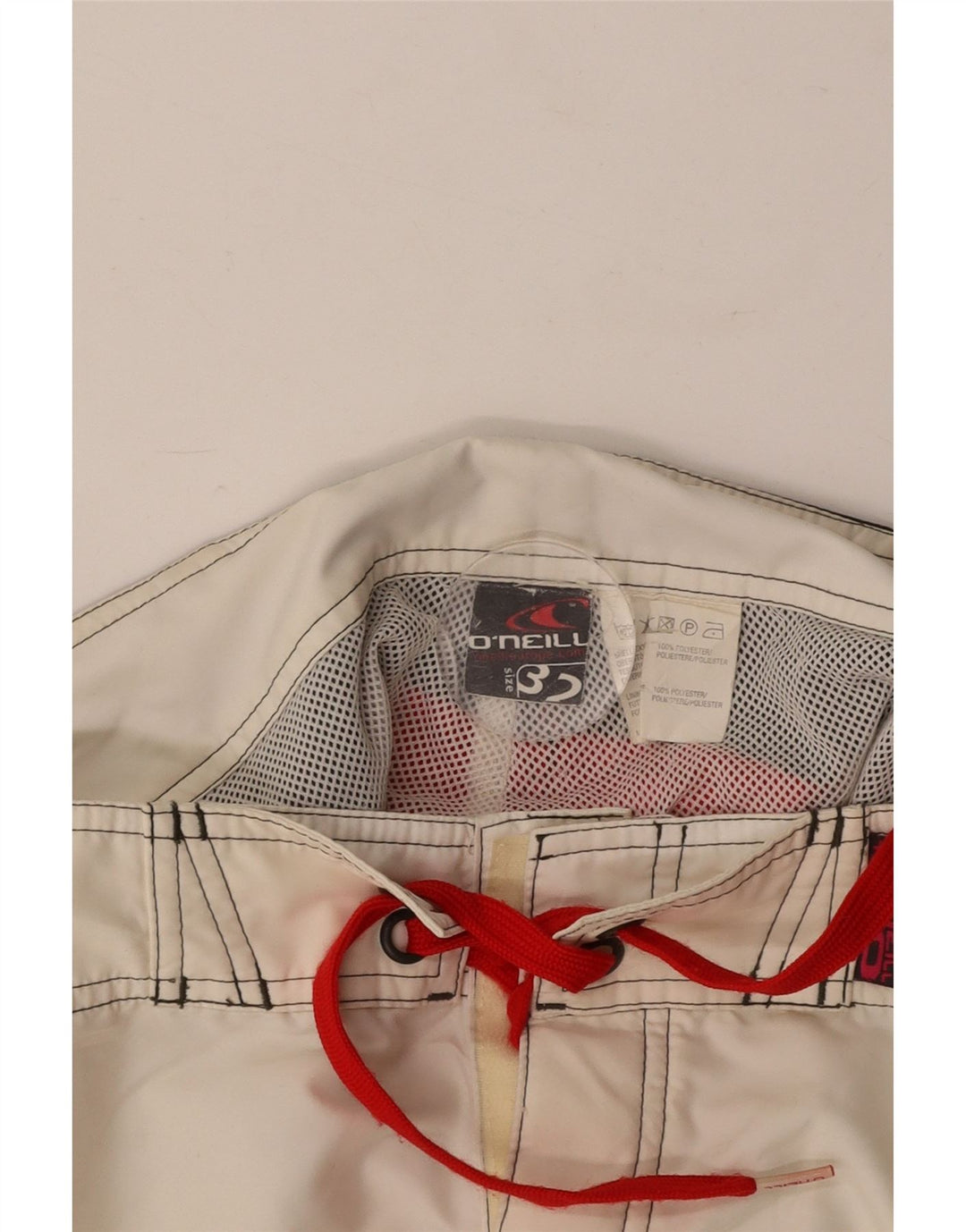 O'NEILL Bañador con estampado gráfico para hombre Poliéster con bloques de color blanco mediano