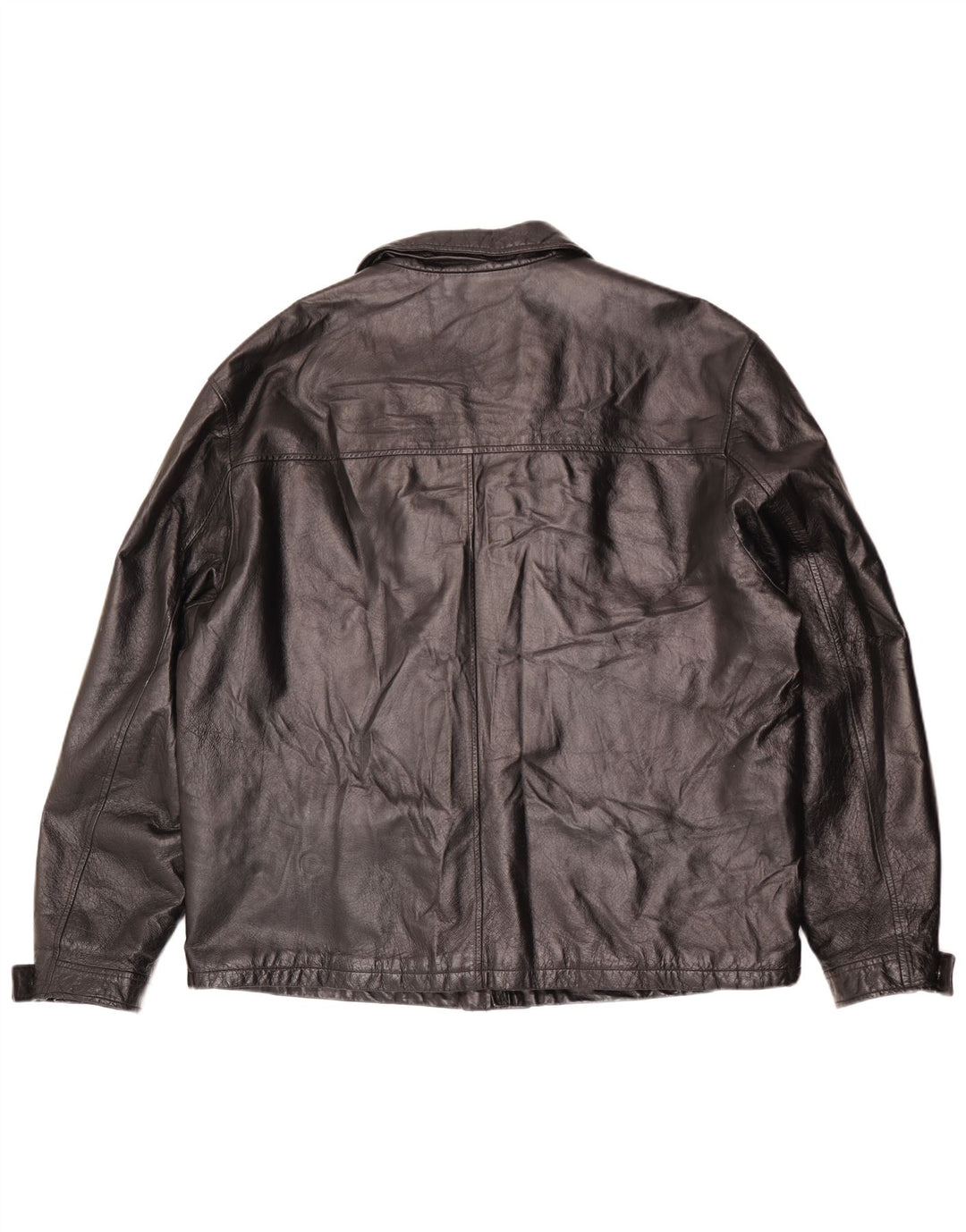 La Pelle Chaqueta de cuero para hombre IT 58 4XL Negro
