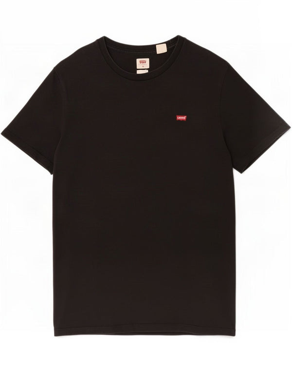 Levi's Mens Standard T-Shirt Top Medium Black Cotton