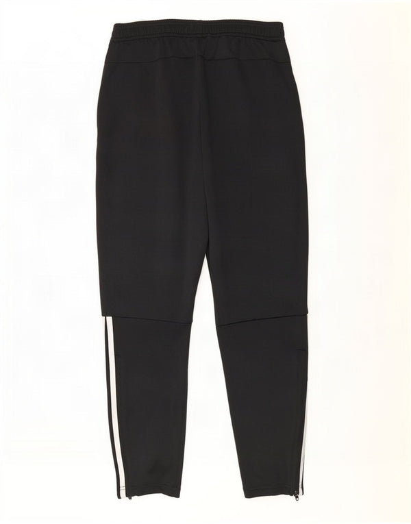 Adidas Mens Tracksuit Trousers Medium Black Polyester