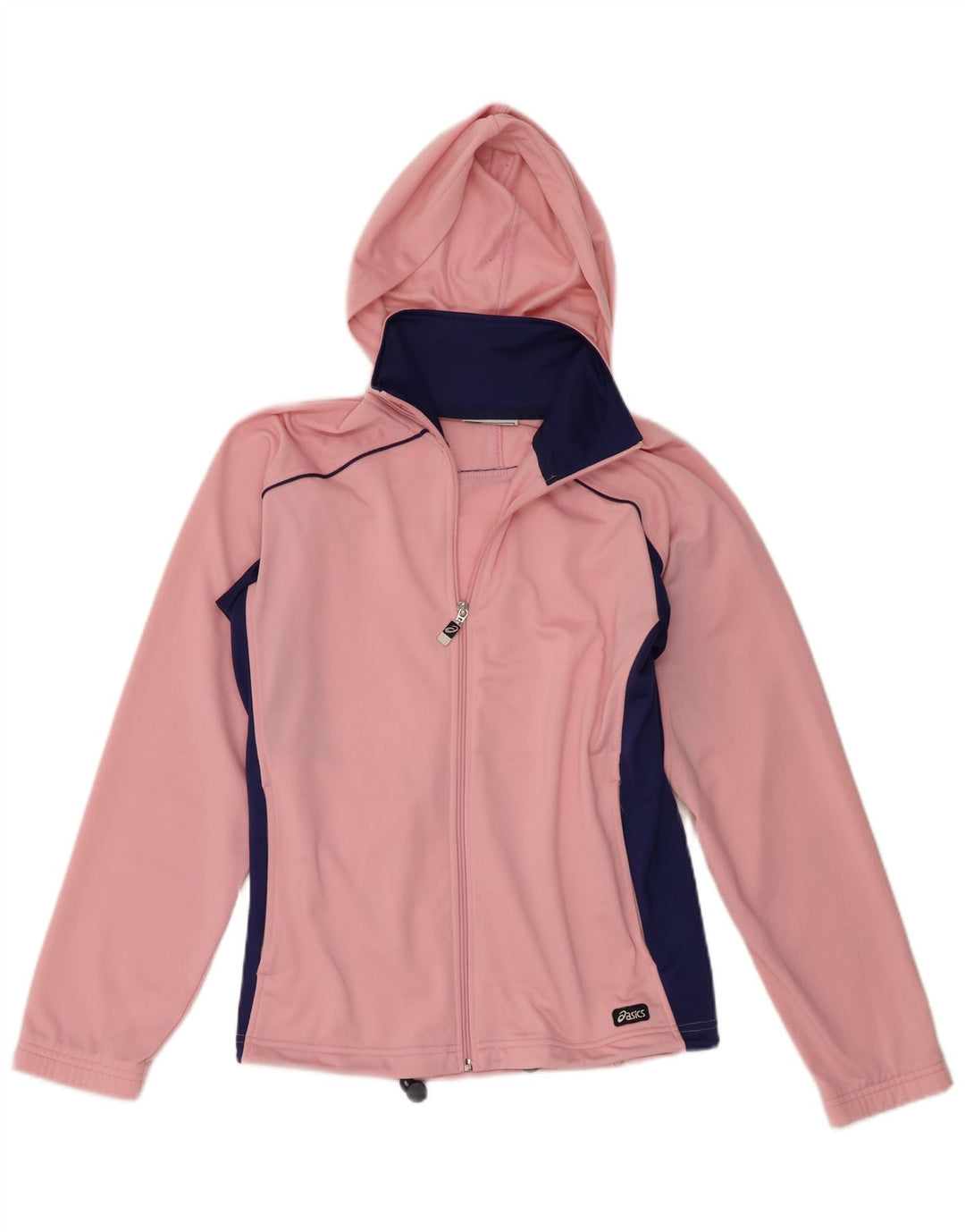 Asics - Chaqueta de chándal con capucha para mujer, talla 40, color rosa medio